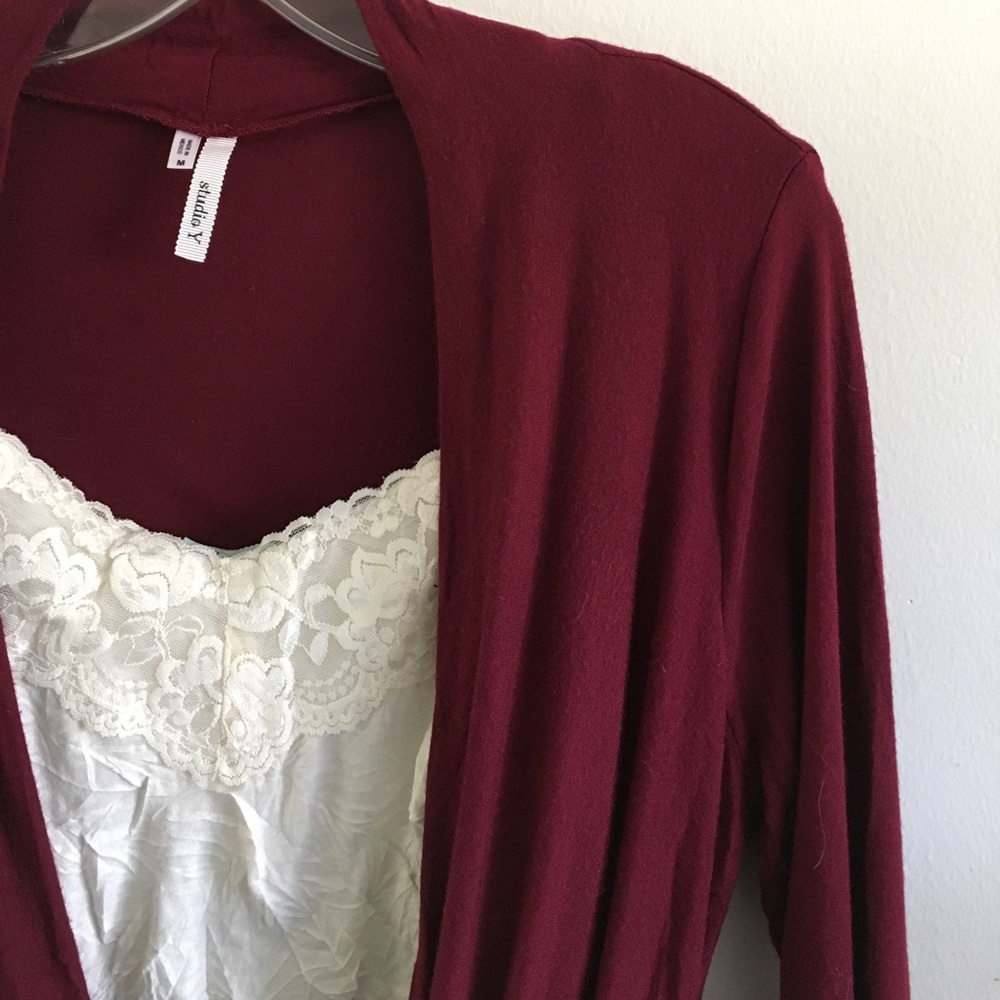 Maurices Drape Neck with 3/4 Sleeves