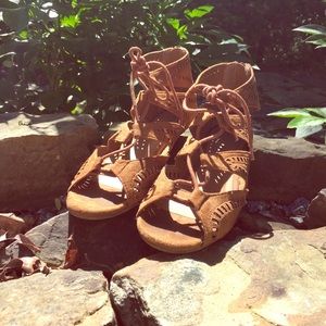 Brown suede Sandals