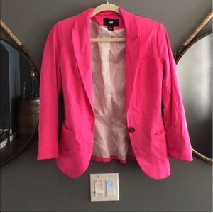 Pink blazer