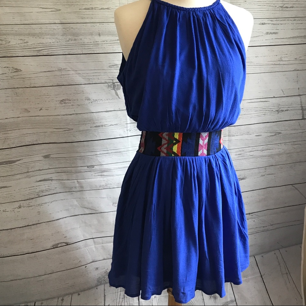 🛑CLEARANCE 🛑 Blue sleeveless dress - Picture 2 of 3