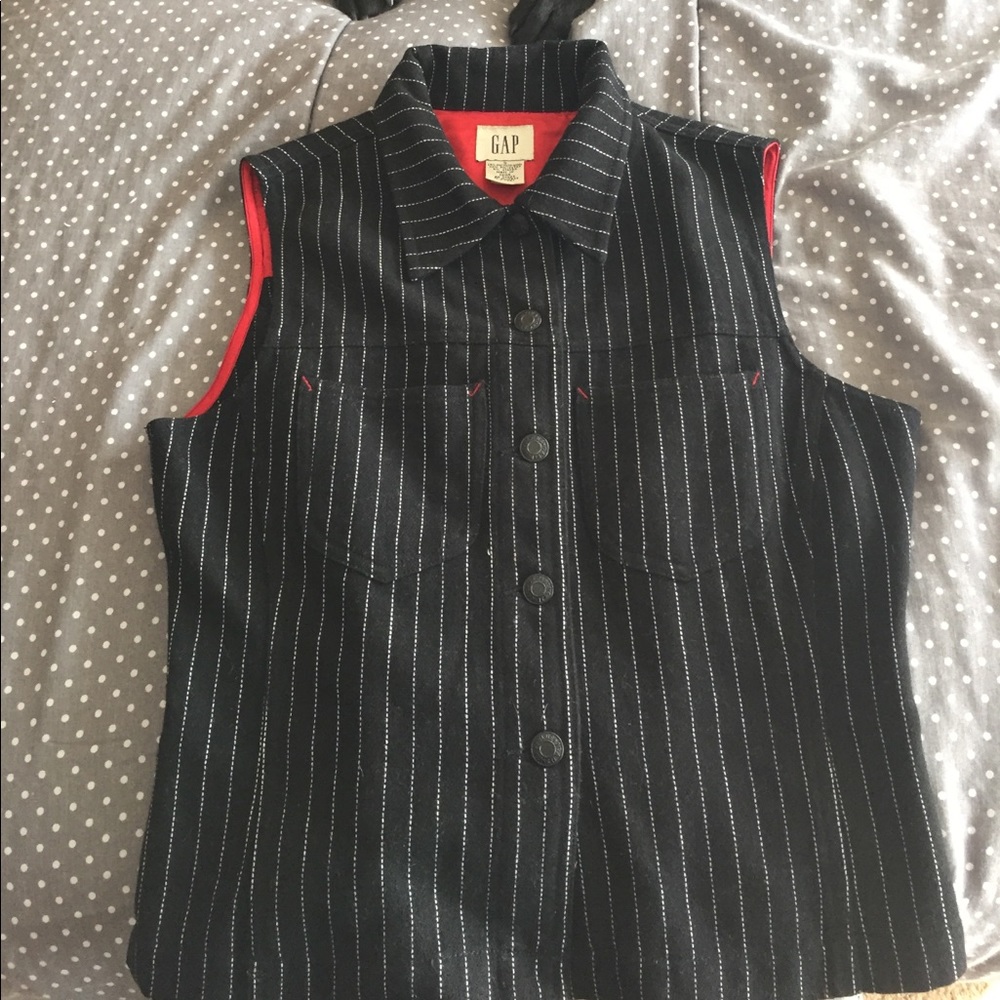 Gap wool striped vest