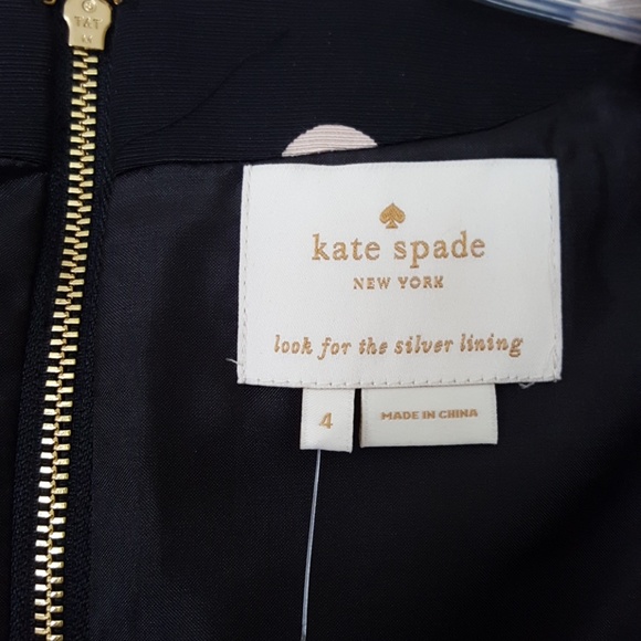 Kate Spade deco dot a line dress - Picture 2 of 5