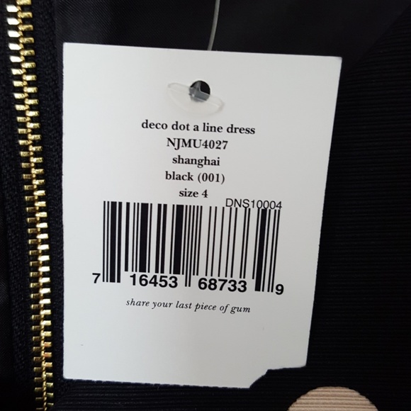 Kate Spade deco dot a line dress - Picture 3 of 5