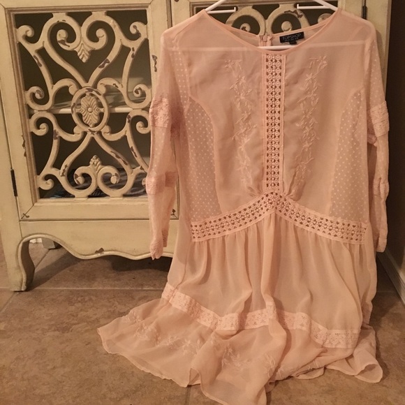 Topshop Tops - TopShop Shirt / Short Dress Size 8 (Medium)