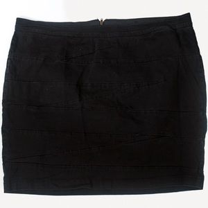 Lane Bryant - Black Denim Stretch Skirt