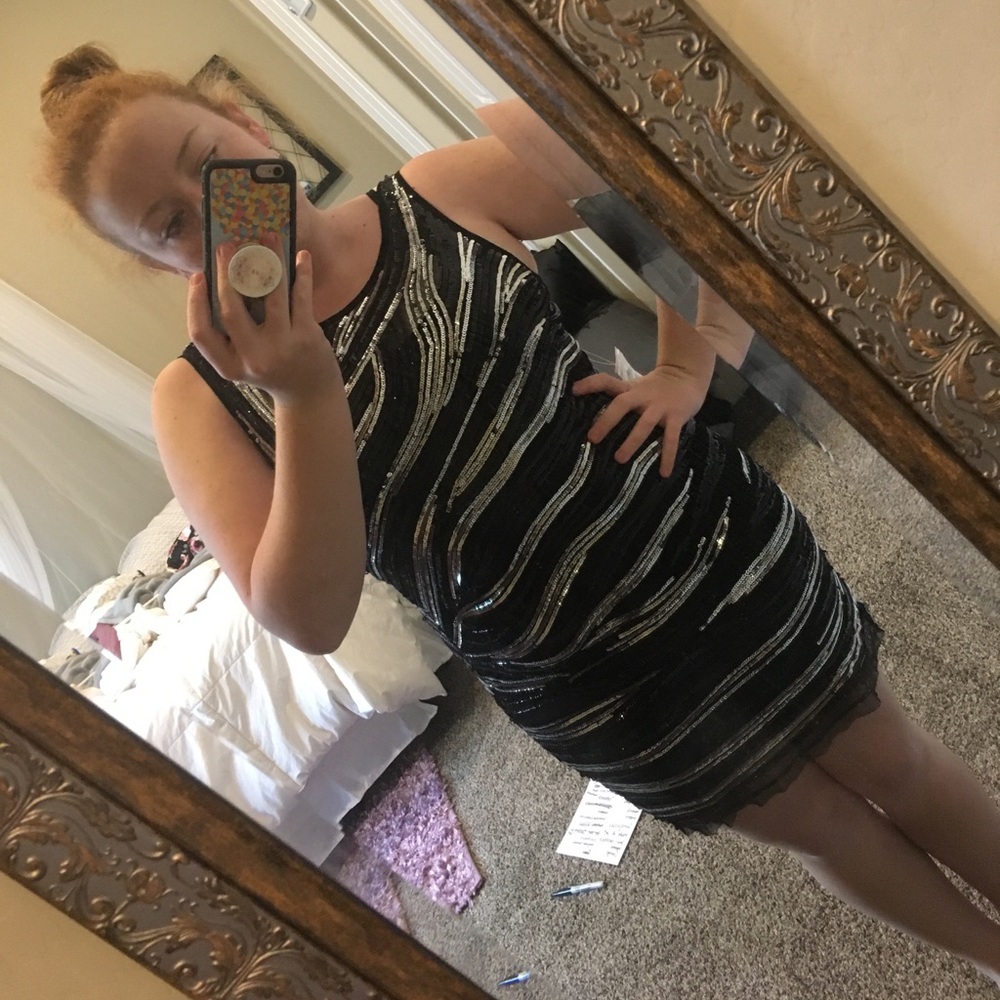 Mini sparkly dress