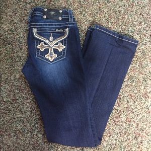 Miss Me signature boot cut jeans size 28