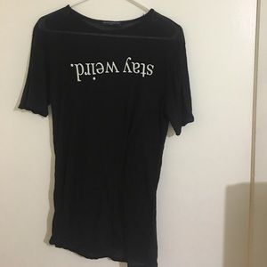 Stay weird Brandy Melville Tee