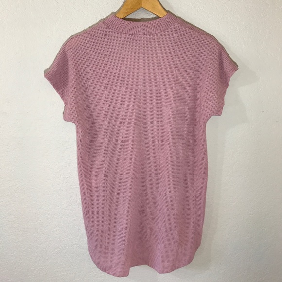 Rose Choker Waffle Knit Top - Picture 5 of 8