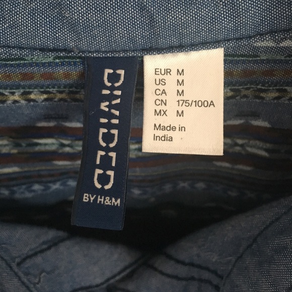 SOLD Denim Button-down from H&M - Picture 3 of 3