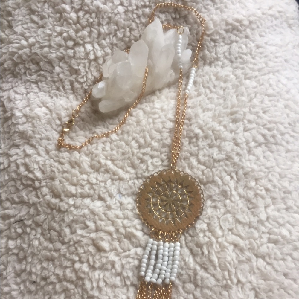 SOLD Long dream catcher necklace 💫