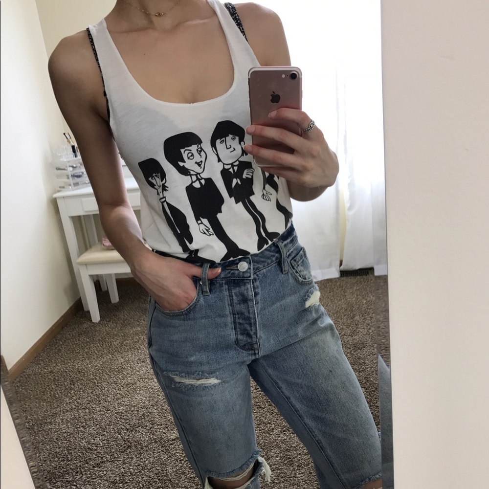 Super cute Beatles tank top!