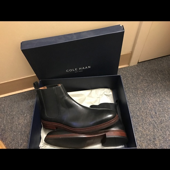 Black Cole Haan Chelsea Boots size 11 main image 3