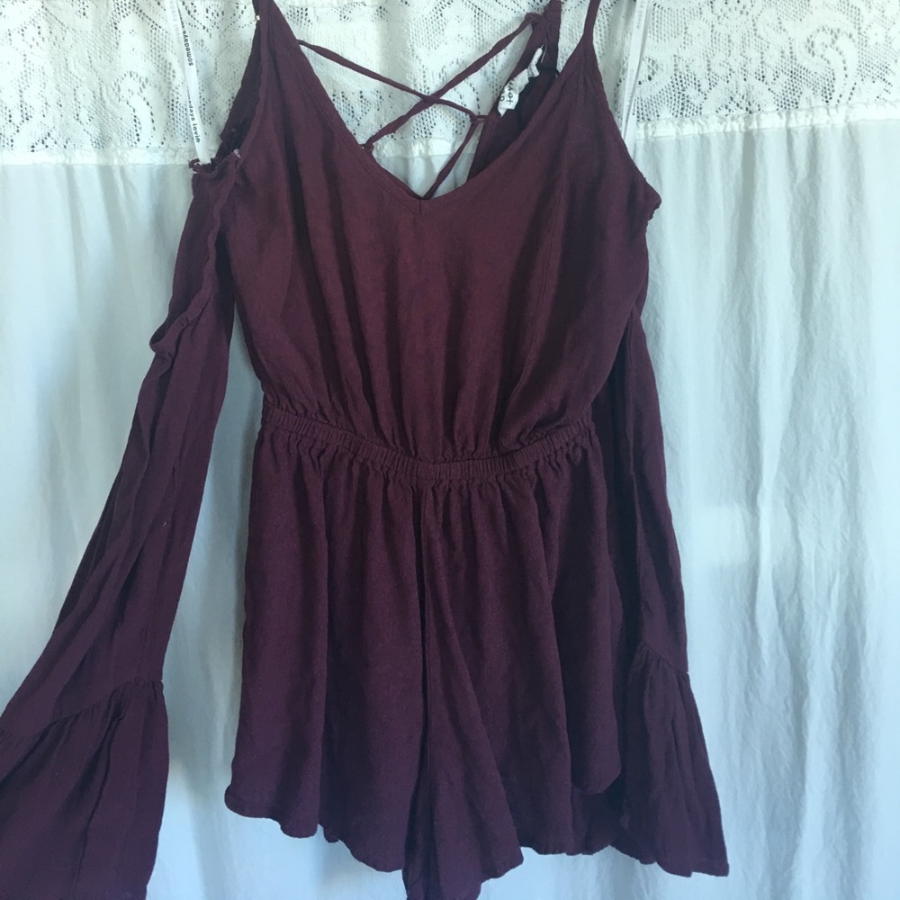 Maroon romper