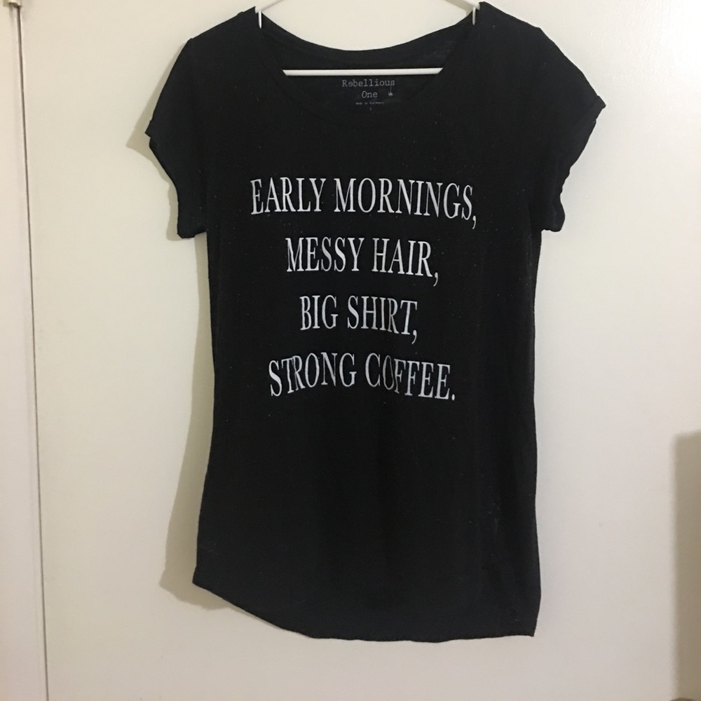 Black tee
