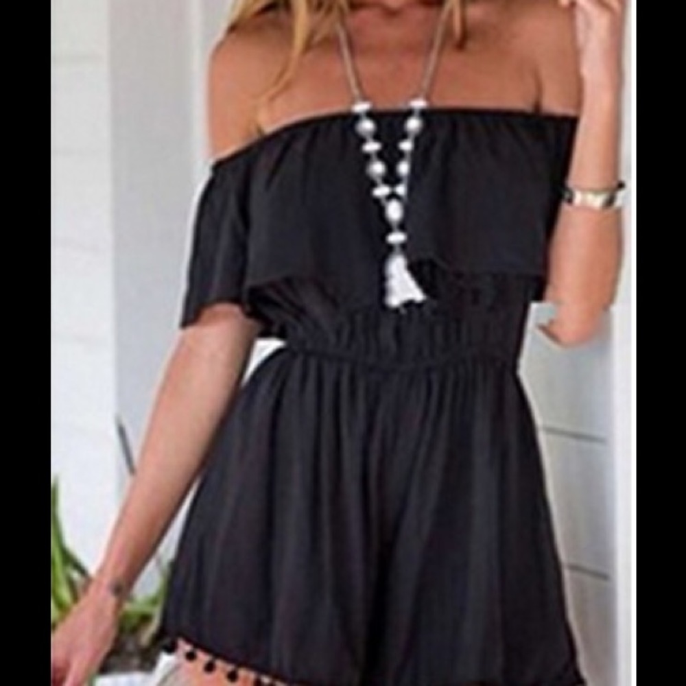 🎉Boho Black Romper🎉NIP