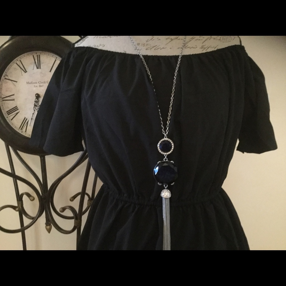 🎉Boho Black Romper🎉NIP - Picture 4 of 7