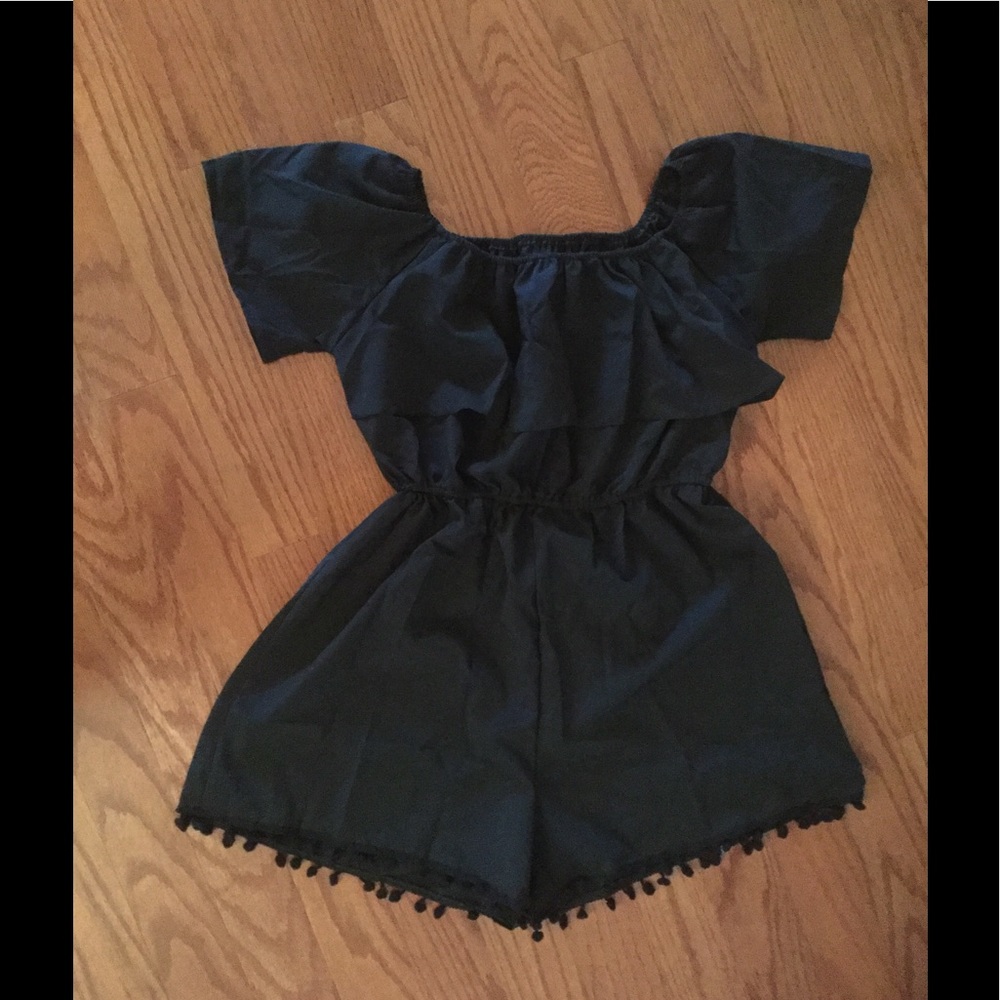🎉Boho Black Romper🎉NIP - Picture 6 of 7