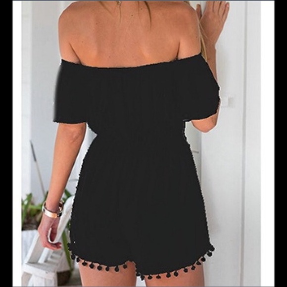 🎉Boho Black Romper🎉NIP - Picture 2 of 7