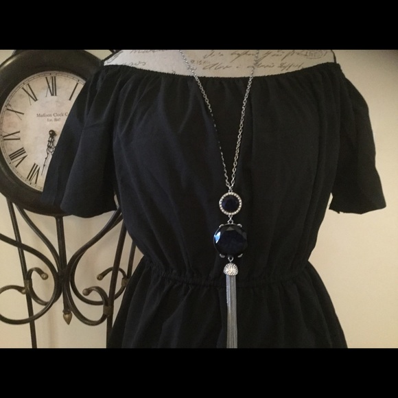 🎉Boho Black Romper🎉NIP - Picture 4 of 7