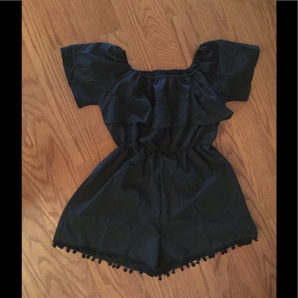 🎉Boho Black Romper🎉NIP - Picture 6 of 7