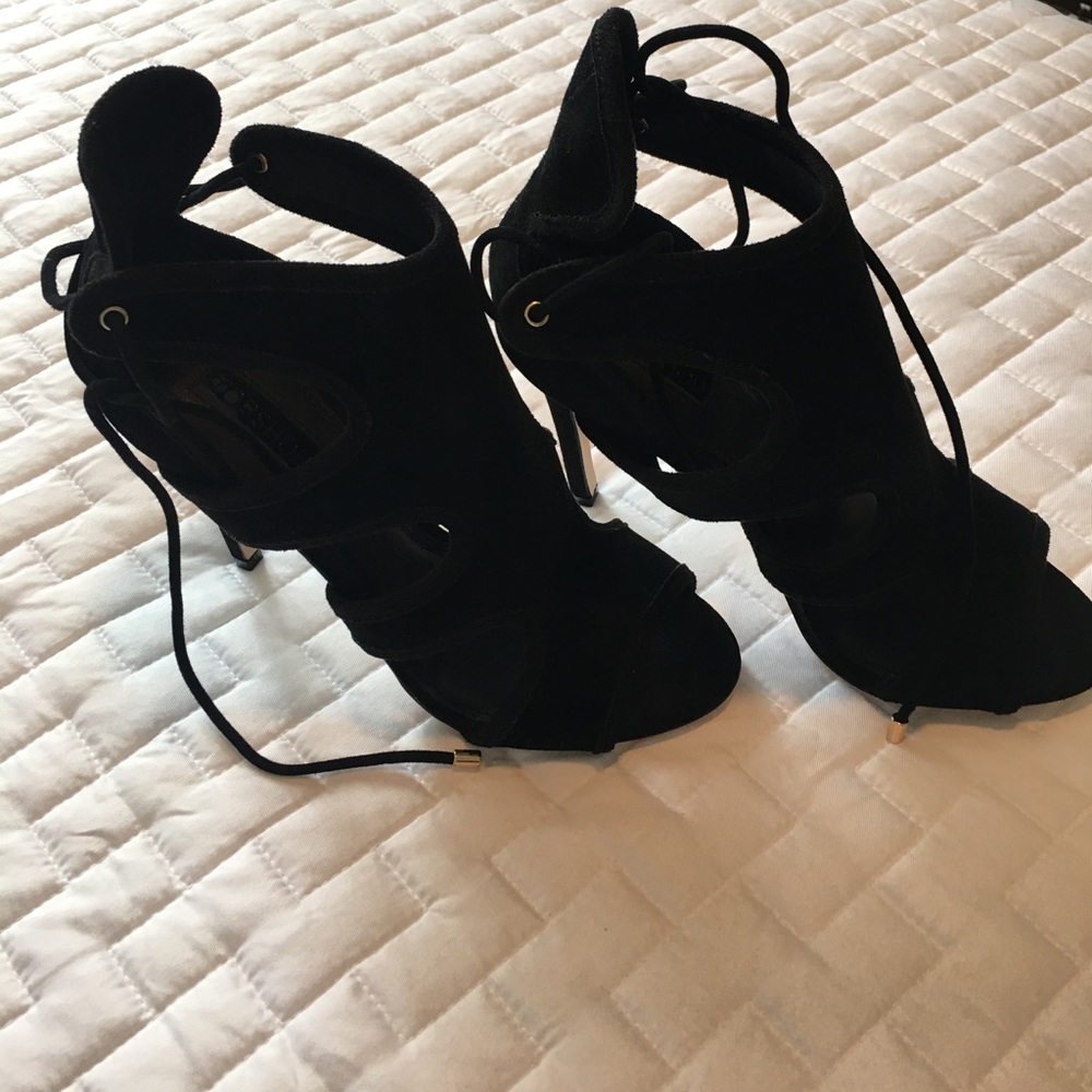 Topshop suede heels
