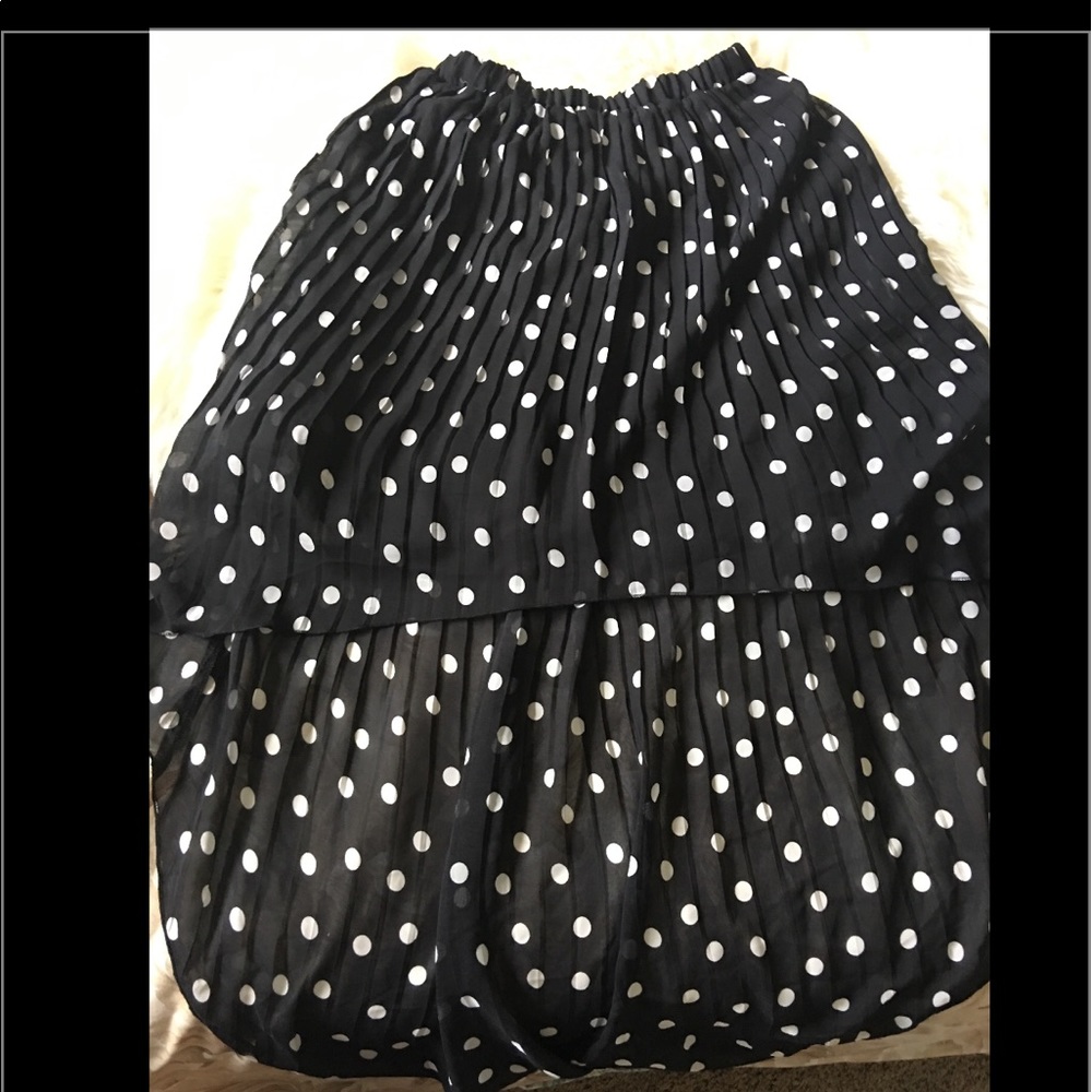 Polka dot skirt