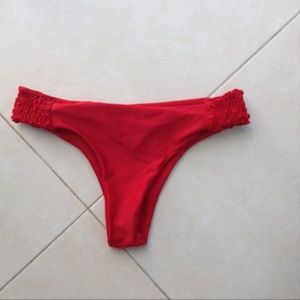 NWOT Red hot bikini bottom