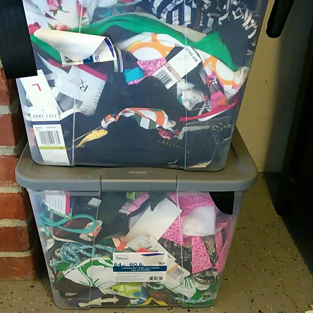 Tons of bathing suits!! All sizes