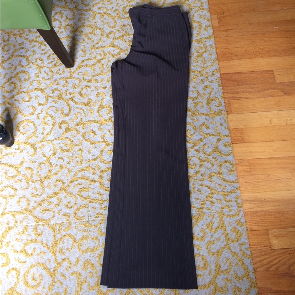 Brown pin striped pants