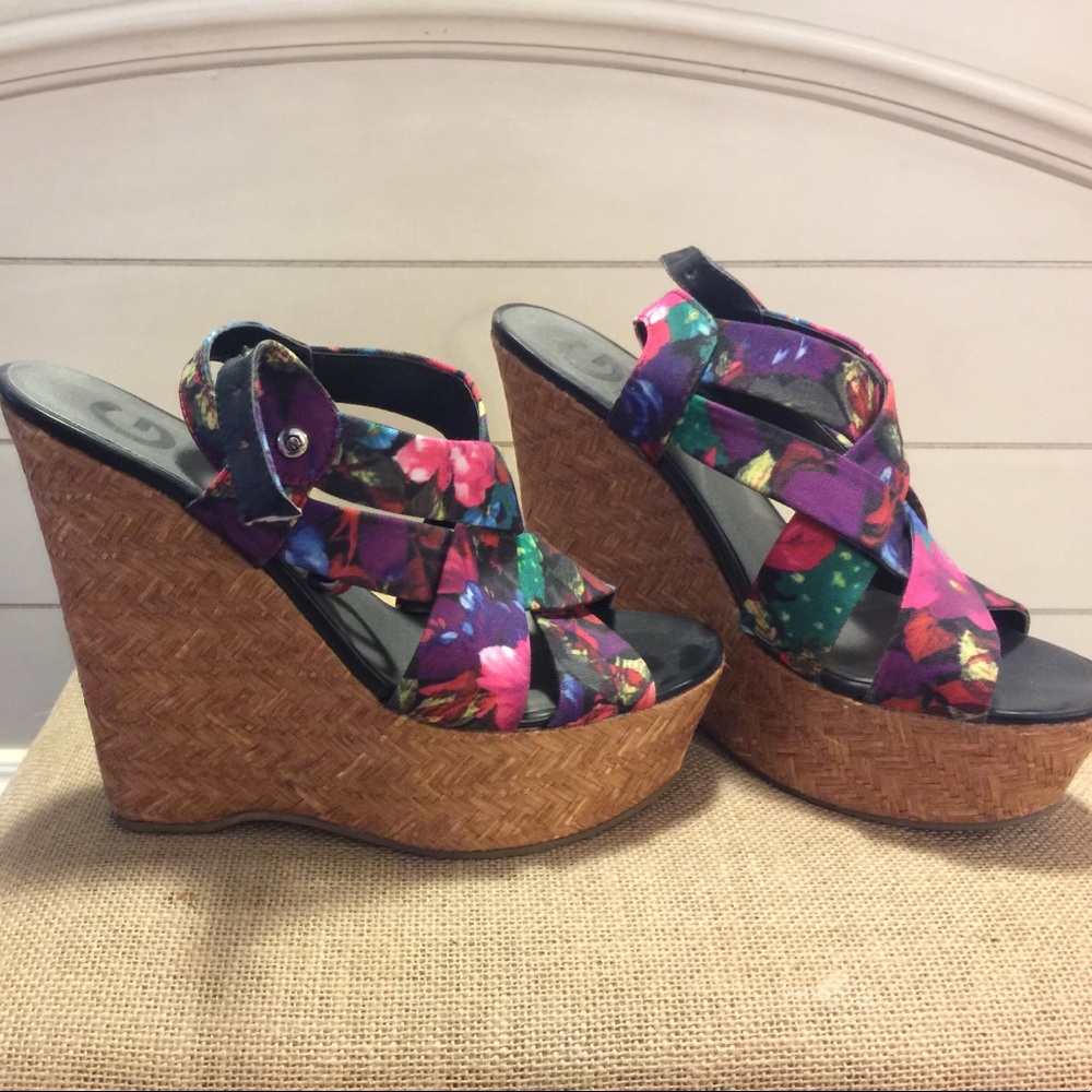 Flowered Wedges