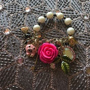 Betsey Johnson Charm Bracelet