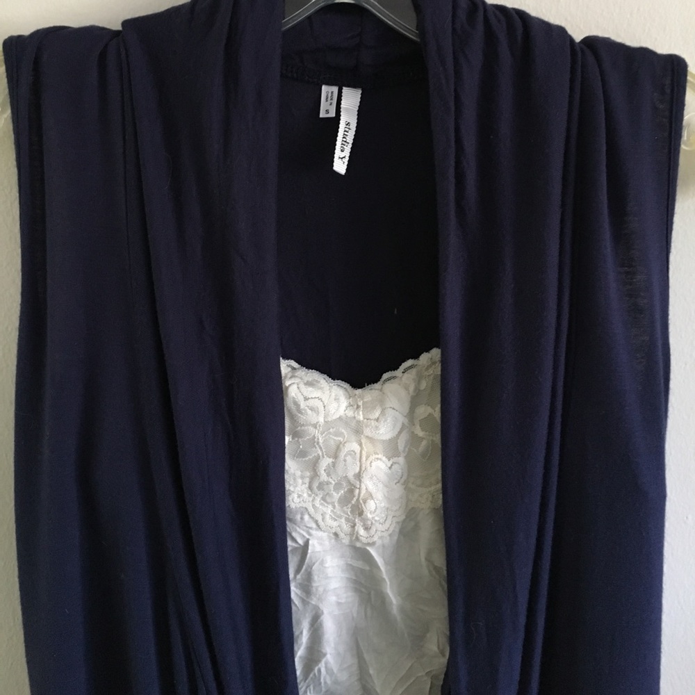 Maurices Sleeveless Drape Neck