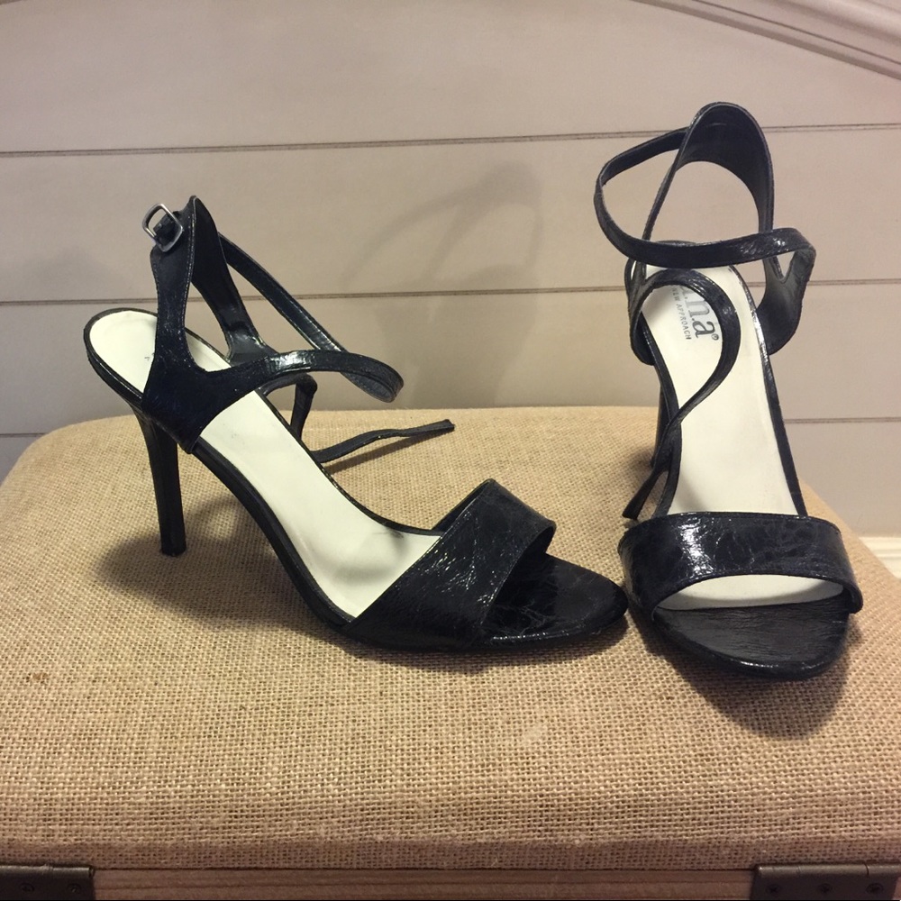 Black Strappy Heels