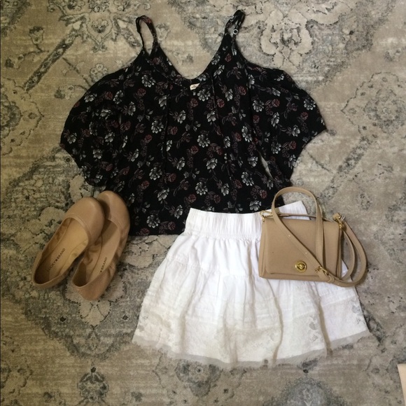 Hollister Tops - Hollister Black Cold Shoulder Top