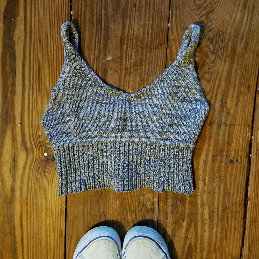Pins and Needles sweater bralette