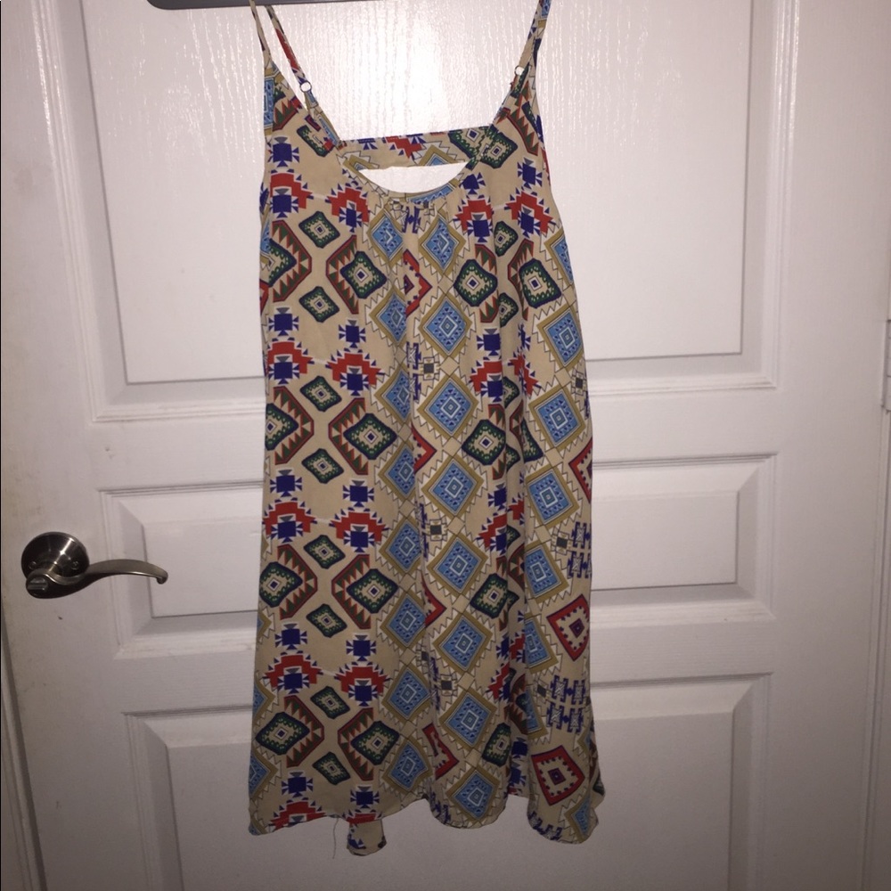 Patterned dress/never worn
