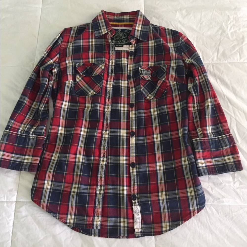 Superdry Women's Plaid Shirt.