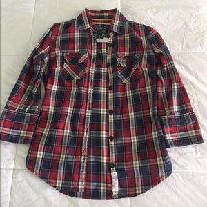 Superdry Women's Plaid Shirt.