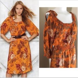 MOULLINETTE SOEURS Cara Cara Floral Peasant Dress