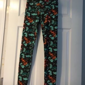 Lularoe OS leggings floral print