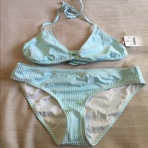 NWT [J. Crew] Seersucker bikini