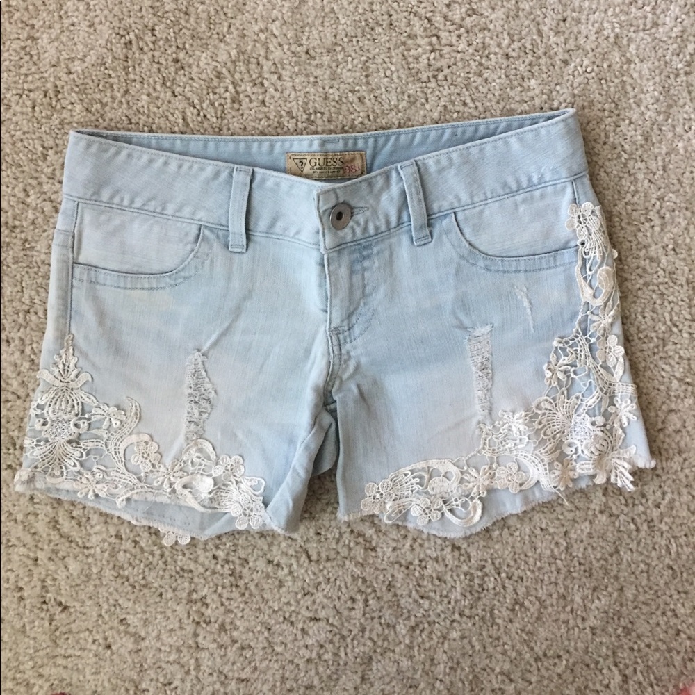 MOVING SALE 🎉Lace Jean Shorts