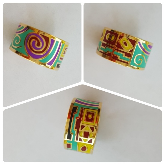 (LAST 1, SZ 9) 5🌟 Rated- RGP Enamel Ring NWT - Picture 4 of 6