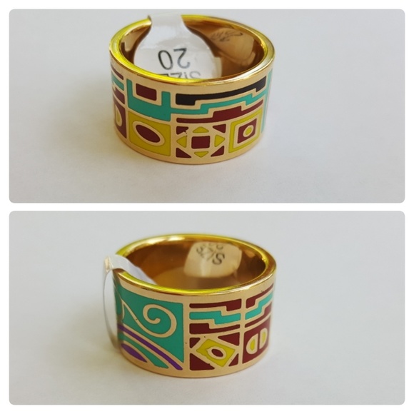 (LAST 1, SZ 9) 5🌟 Rated- RGP Enamel Ring NWT - Picture 5 of 6