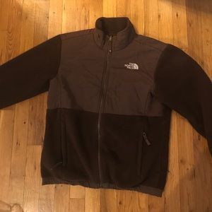 North face girls large brown