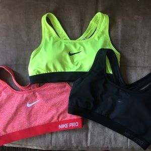 Nike Pro Dri-fit sport bras