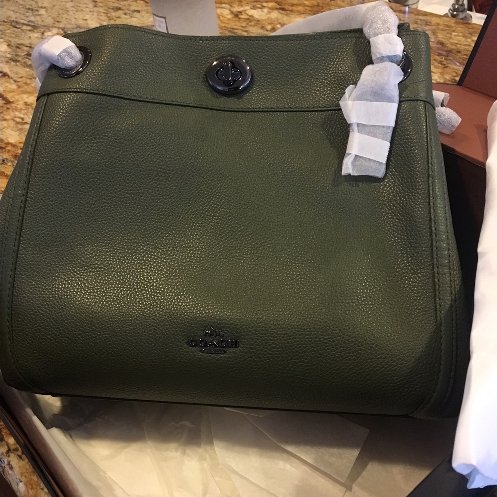 Green Coach Bag