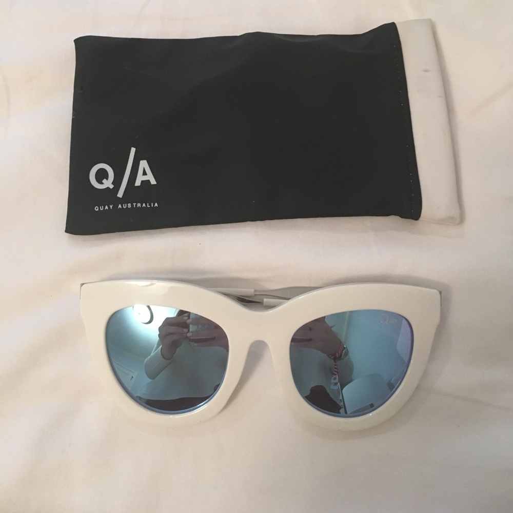 White Quay Mirrored Sunglasses
