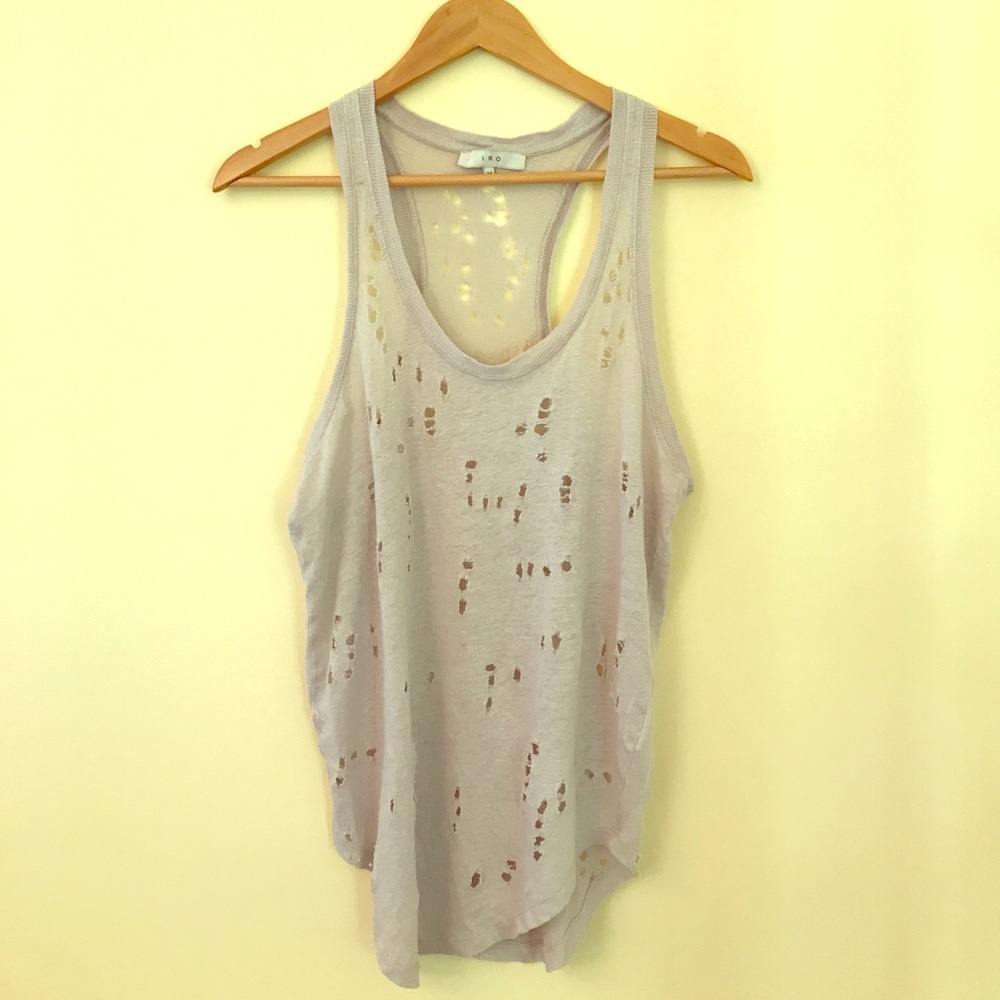 IRO Doris Knit racer back top